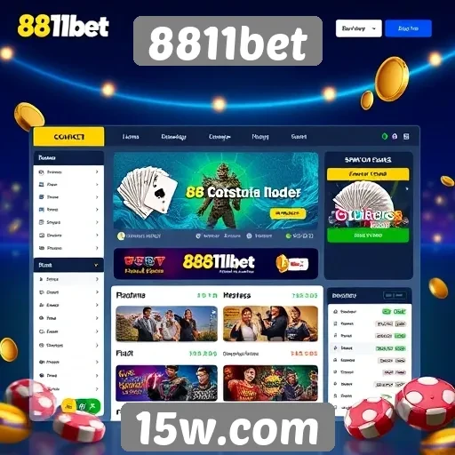 Interface e usabilidade da plataforma 8811bet