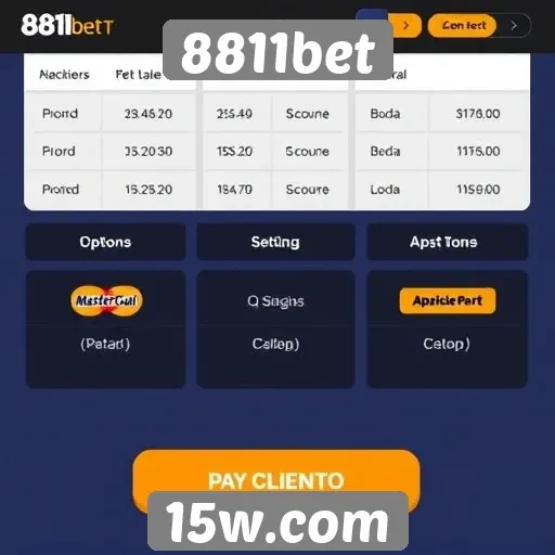 Explorando as opções de pagamento no 8811bet