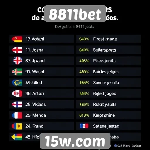 Análise de jogos populares no site 8811bet