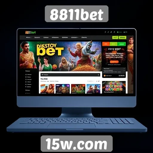 Análise da interface do usuário no site 8811bet