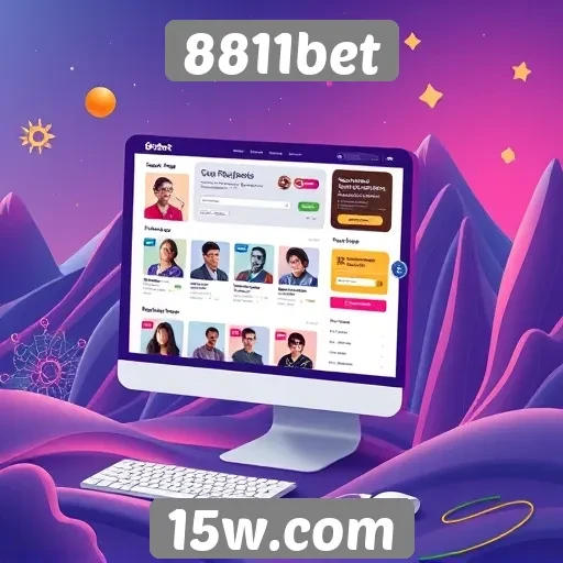 Análise da interface do usuário do site 8811bet